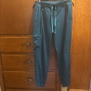 Figs Caribbean Blue Jogger Scrub Pants